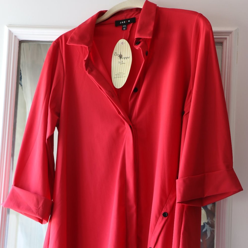 Jason by Comfy USA Annie Jacket Apple RED